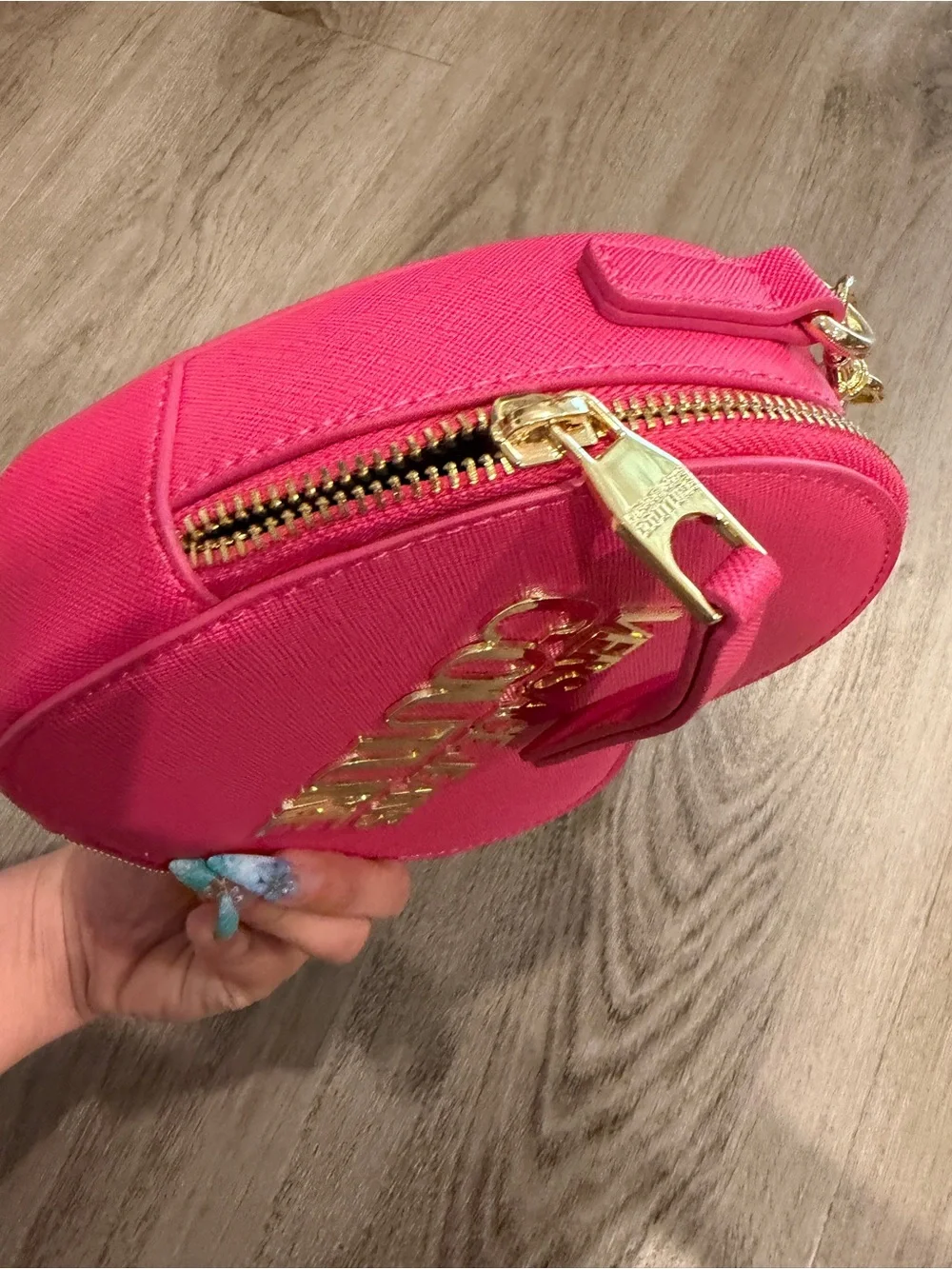 Versace Jeans Couture Pink Heart Shaped Bag Crossbody bag
